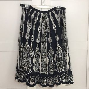 NWOT sequin full skirt size 10